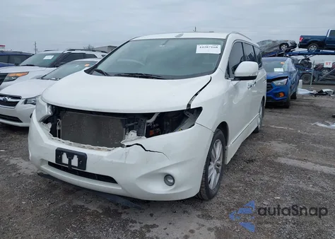 2013 Nissan Quest Sl from USA, damaged, VIN JN8AE2KP7D9063355